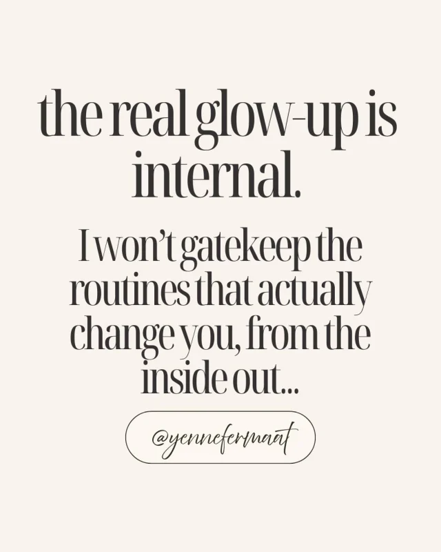 The real work happens where no one can see it — on the inside.
It’s like how clear skin comes from what you feed your body.
Your life works the same way.
The more you tend to your inner world — journaling, reflecting, decoding your dreams, setting intentions, meditating, visualizing, moving your energy, practicing yoga — the more your outer world begins to glow.
✨ the glow always starts within✨
.
.
.
.
#InnerWork#ShadowWork#EnergyWork
#SoulAlignment#SelfAwareness#HealingJourney#SpiritualGrowth#MindBodySoul#ConsciousLiving#AuthenticSelf#lawofcorrespondence